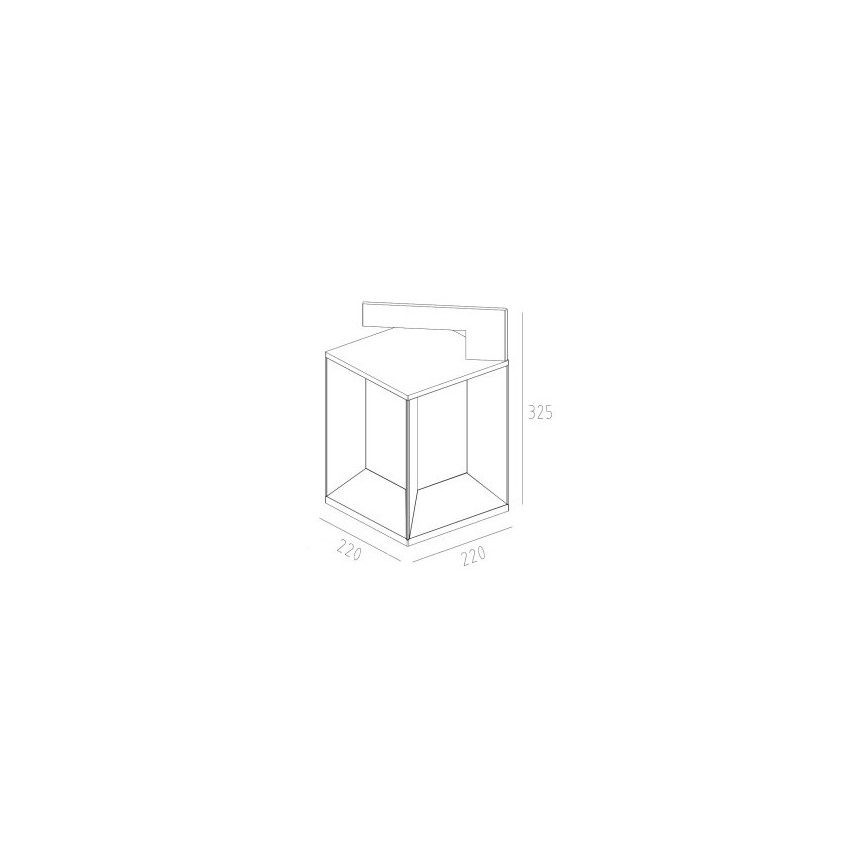 Gardino LX1222 - LED Lauko šviestuvas ZAFFERANO LED/18W/230V IP65