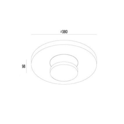 Gardino LX1421 - Lauko LED lubinis šviestuvas TULIPANI LED/18W/230V IP54