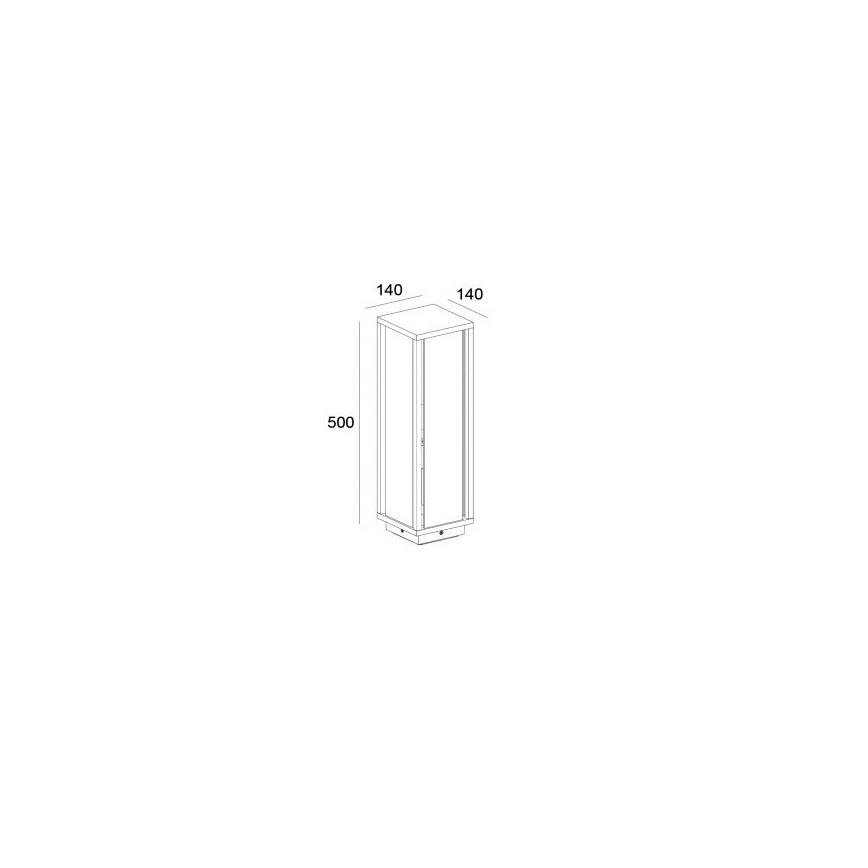 Gardino LX1463-500 - Lauko lempa MELISSA 1xE27/15W/230V IP54