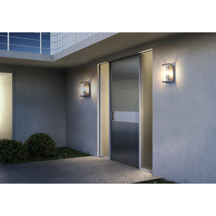 Gardino LX1465 - Lauko šviestuvas su jutikliu MELISSA 1xE27/15W/230V IP54
