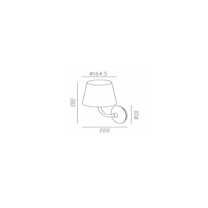 Gardino LX1791 - LED Sieninė lauko lempa VIOLA LED/7W/230V IP65