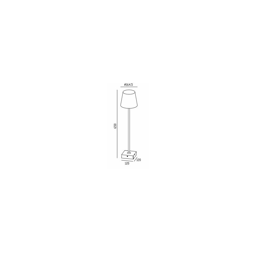 Gardino LX1793-650 - LED Sieninė lauko lempa VIOLA LED/7W/230V IP65