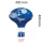 Gaubtas mėlyna Skraidantis balionas E27 400x400 mm