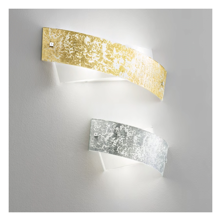 Gea Luce CAMILLA A P oro - Sieninis šviestuvas CAMILLA 2xE14/28W/230V 34 cm auksas