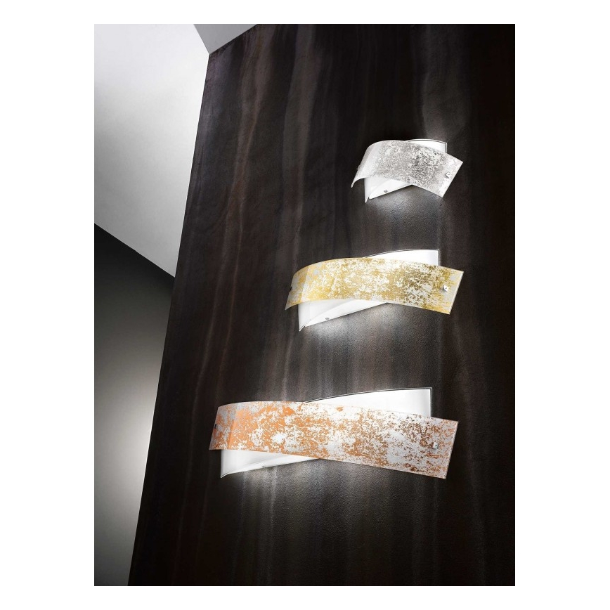 Gea Luce CAMILLA A P oro - Sieninis šviestuvas CAMILLA 2xE14/28W/230V 34 cm auksas