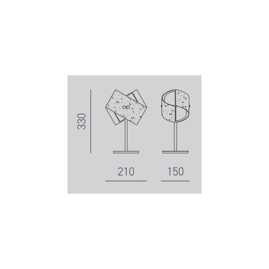 Gea Luce CAMILLA L P oro - Stalinis šviestuvas CAMILLA 1xE14/42W/230V auksas