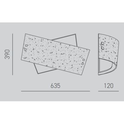 Gea Luce CAMILLA P M arg - Lubinis šviestuvas CAMILLA 2xE27/70W/230V 63,5 cm sidabras