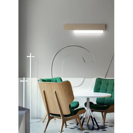 Gea Luce DOHA A G T - LED sieninis šviestuvas DOHA LED/25W/230V 70 cm smėlio spalva