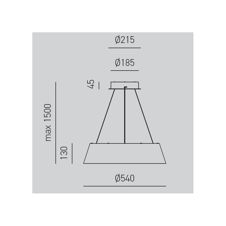 Gea Luce JULIETTE S N - LED Reguliuojamas pakabinamas sietynas JULIETTE LED/50W/230V juoda/auksas