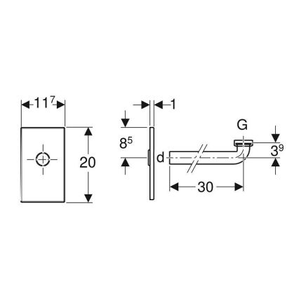 Geberit 115.416.11.1 - praustuvo montavimo rinkinys, alpių balta