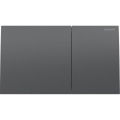 Geberit 115.622.QD.1 - Nuleidimo mygtukas Sigma70 25x14,6 cm juodas chromas