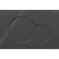 Geberit 115.770.DW.5 - Nuleidimo mygtukas Sigma01 Round 24,6x16,4 cm juodas