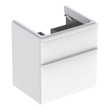 Geberit 500.352.00.1 - Vonios spintelė po praustuvu Smyle Square 59x62x47 cm balta