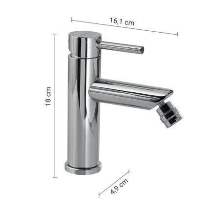 Gedy - Bidė maišytuvas COMO 18 cm blizgus chromas