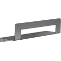 Gedy - Lentyna su rankšluosčių kabykla CLEO 30 cm metalinė pilka