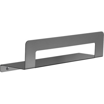 Gedy - Lentyna su rankšluosčių kabykla CLEO 30 cm metalinė pilka