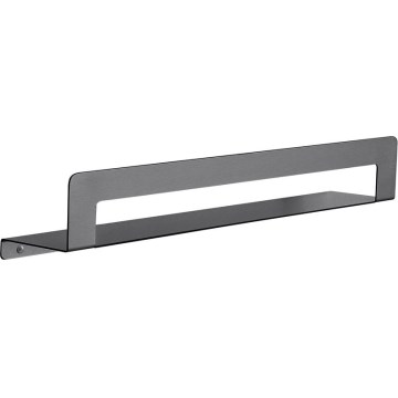 Gedy - Lentynėlė su rankšluosčių laikikliu CLEO 50 cm metalinė pilka