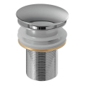 Gedy - praustuvo išleidimo vožtuvas CLICK-CLACK, skersmuo 6,6 cm, blizgus chromas