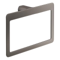 Gedy - Sieninis rankšluosčių laikiklis PIRENEI 15x23 cm metalinis pilkas