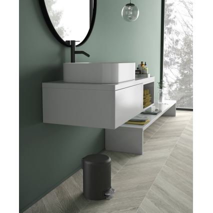 Gedy - šiukšliadėžė POTTY 5 l, su minkštu uždarymu, matinė juoda