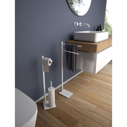 Gedy - Stovas rankšluosčiams TRILLY 83,5 cm matinis baltas