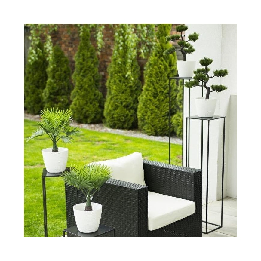 Gėlių stovas 100x24 cm juodas