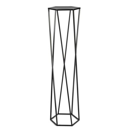 Gėlių stovas 100x24 cm juodas