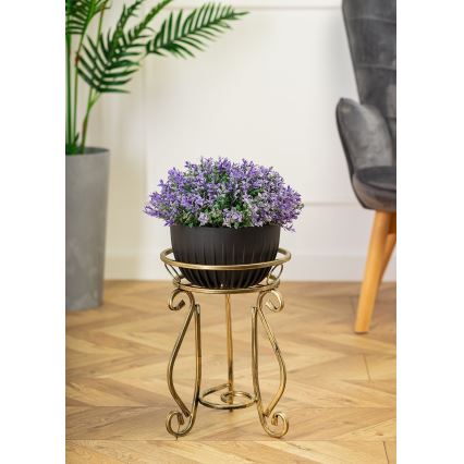 Gėlių stovas 37x29 cm auksas