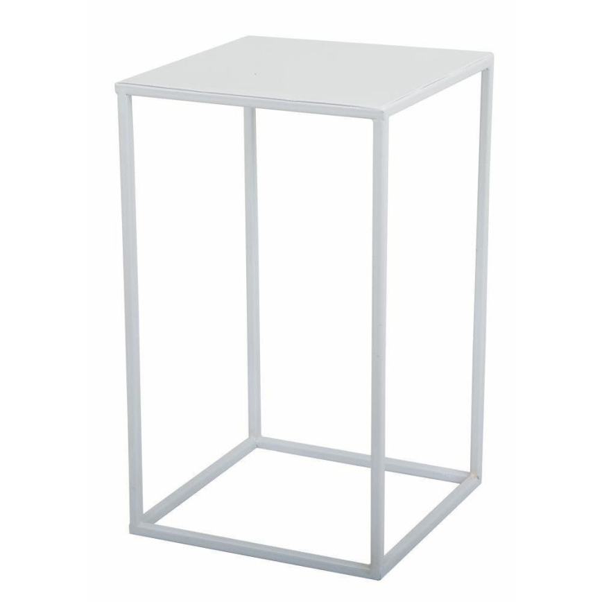 Gėlių stovas 40x24 cm baltas