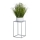 Gėlių stovas 40x24 cm pilka