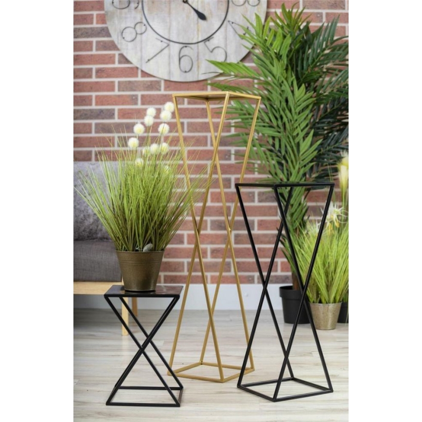 Gėlių stovas 40x24 juodas