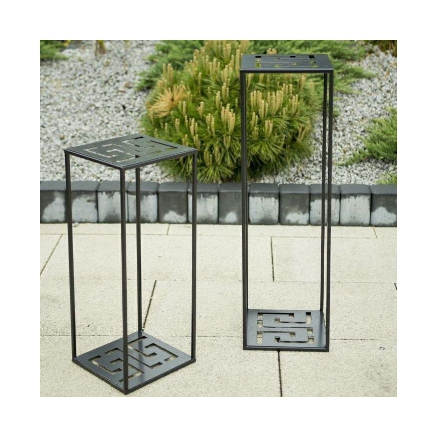 Gėlių stovas 60x24 cm juodas