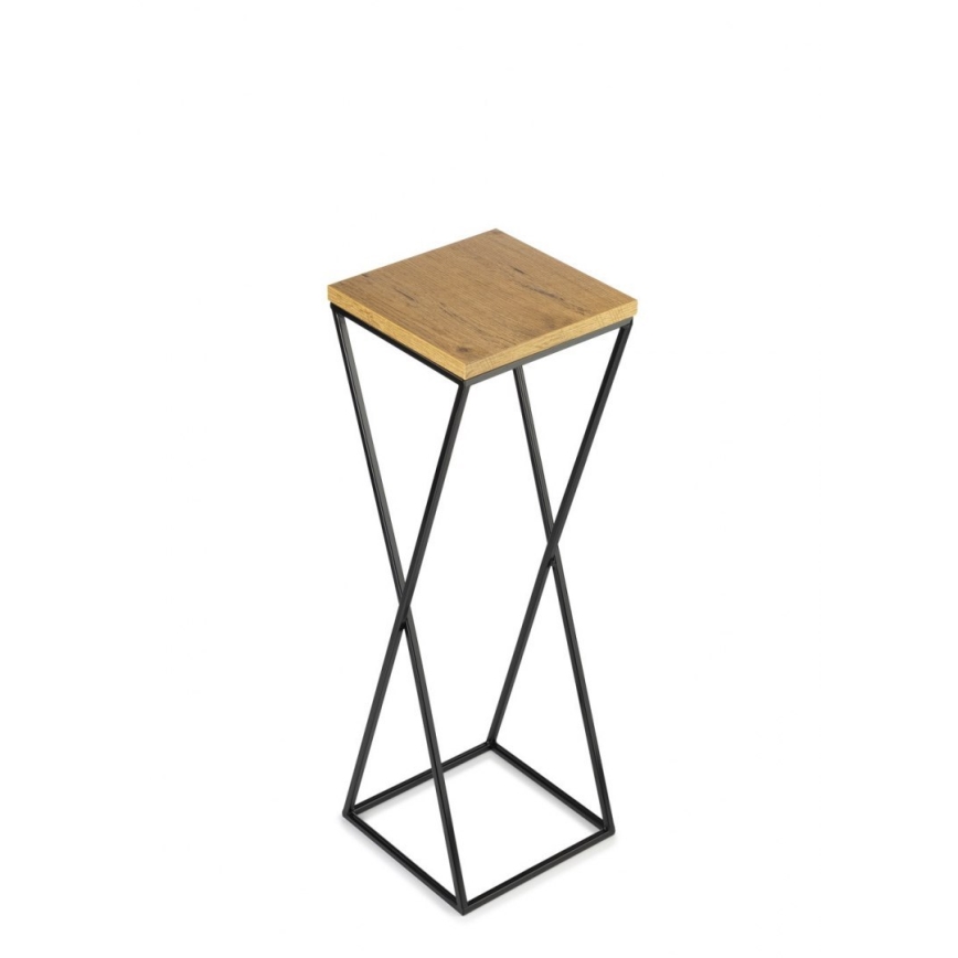 Gėlių stovas 70x24 cm juodas/rudas