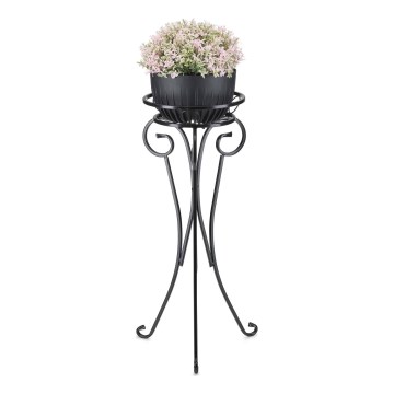 Gėlių stovas 74x34 cm juoda