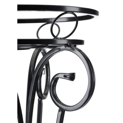 Gėlių stovas 74x34 cm juoda