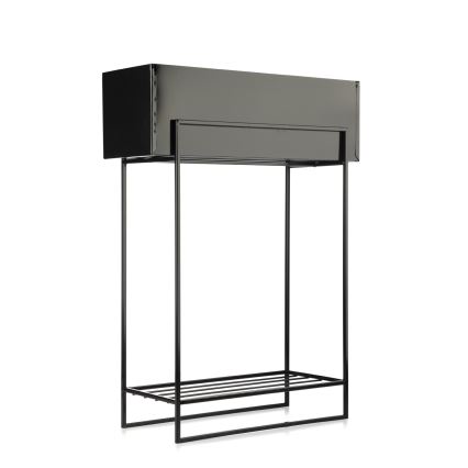 Gėlių stovas 82x60 cm juoda