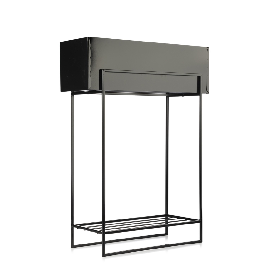 Gėlių stovas 82x60 cm juoda