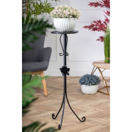 Gėlių stovas 95x39 cm juoda