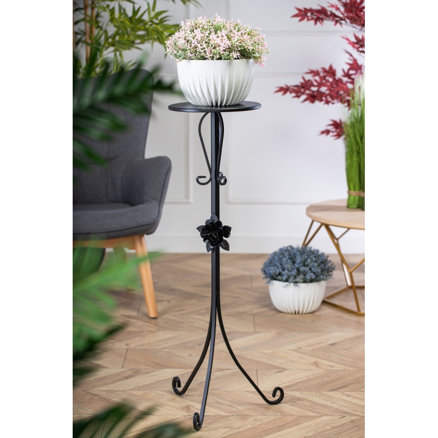 Gėlių stovas 95x39 cm juoda