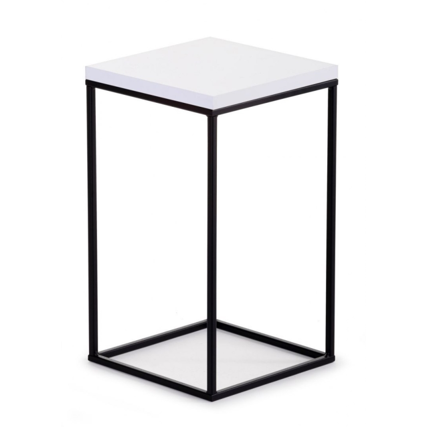 Gėlių stovas BASICLOFT 40x24 baltas/juodas