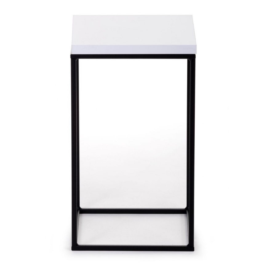 Gėlių stovas BASICLOFT 40x24 baltas/juodas