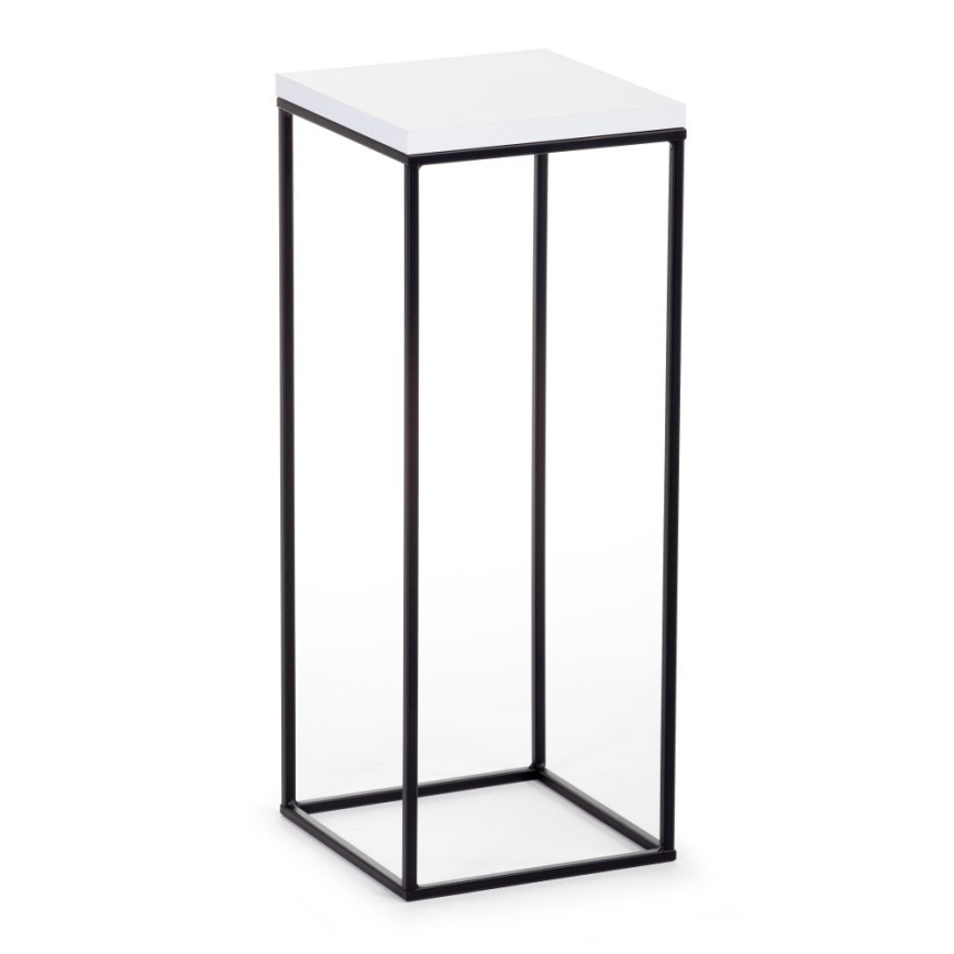 Gėlių stovas BASICLOFT 60x24 juoda/balta