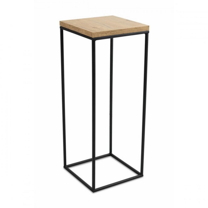 Gėlių stovas BASICLOFT 60x24 juodas/rudas