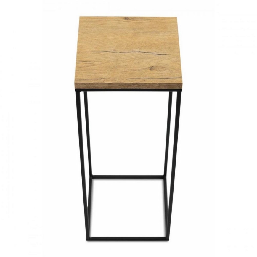 Gėlių stovas BASICLOFT 60x24 juodas/rudas