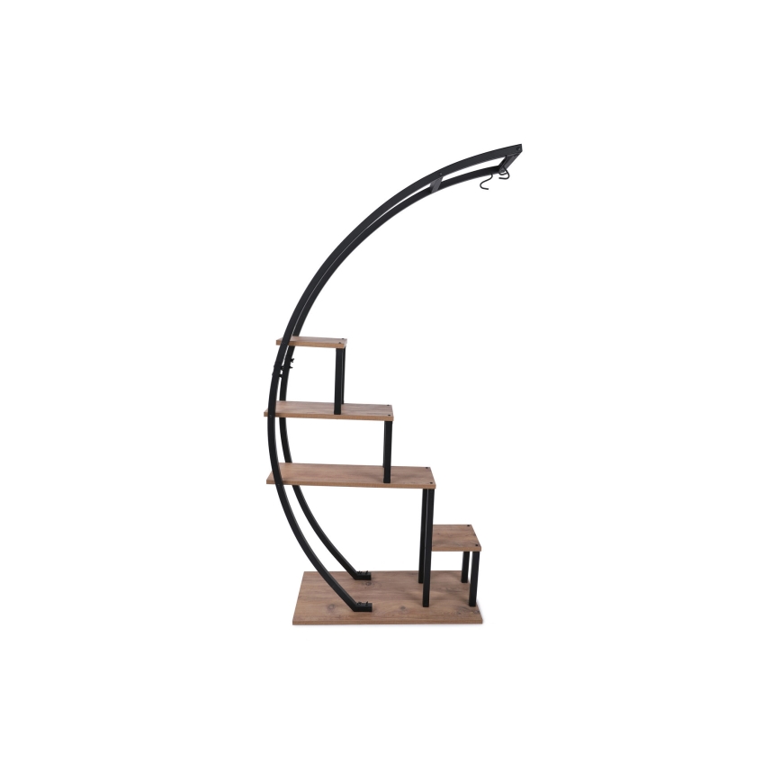 Gėlių stovas GARDEN 180x85 cm ruda/juoda