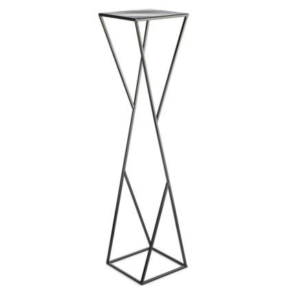 Gėlių stovas LOFT 100x23,5 cm juodas