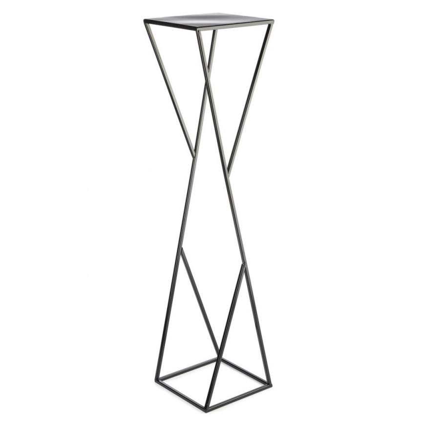 Gėlių stovas LOFT 100x23,5 cm juodas