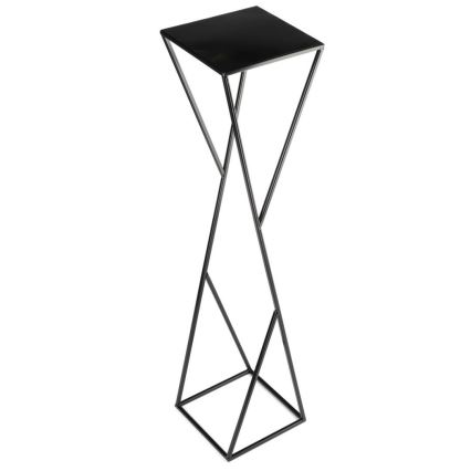Gėlių stovas LOFT 100x23,5 cm juodas