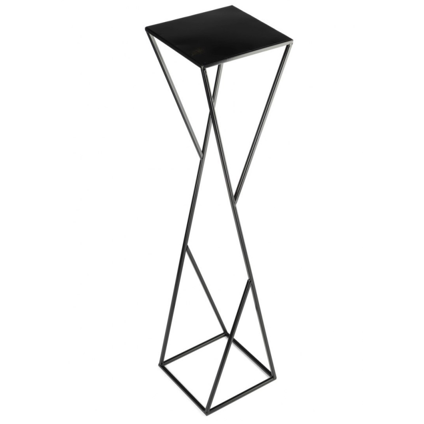 Gėlių stovas LOFT 100x23,5 cm juodas