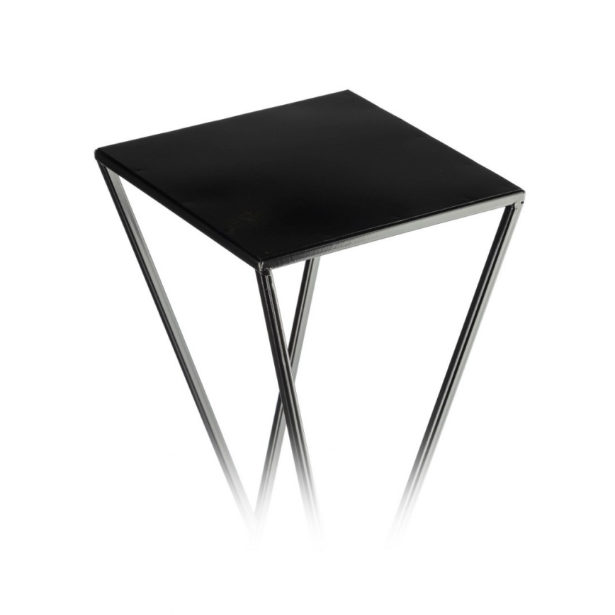 Gėlių stovas LOFT 100x23,5 cm juodas